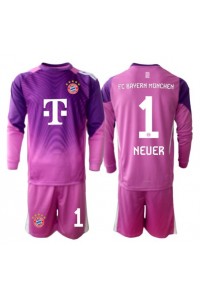Bayern Munich Manuel Neuer #1 Doelman Babytruitje 3e tenue Kind 2025-26 Lange Mouw (+ Korte broeken)